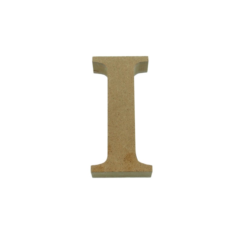 MDF 3D Letter Capital I